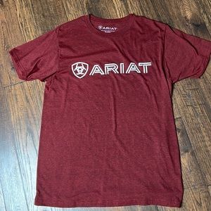NEW Mens maroon Ariat shirt